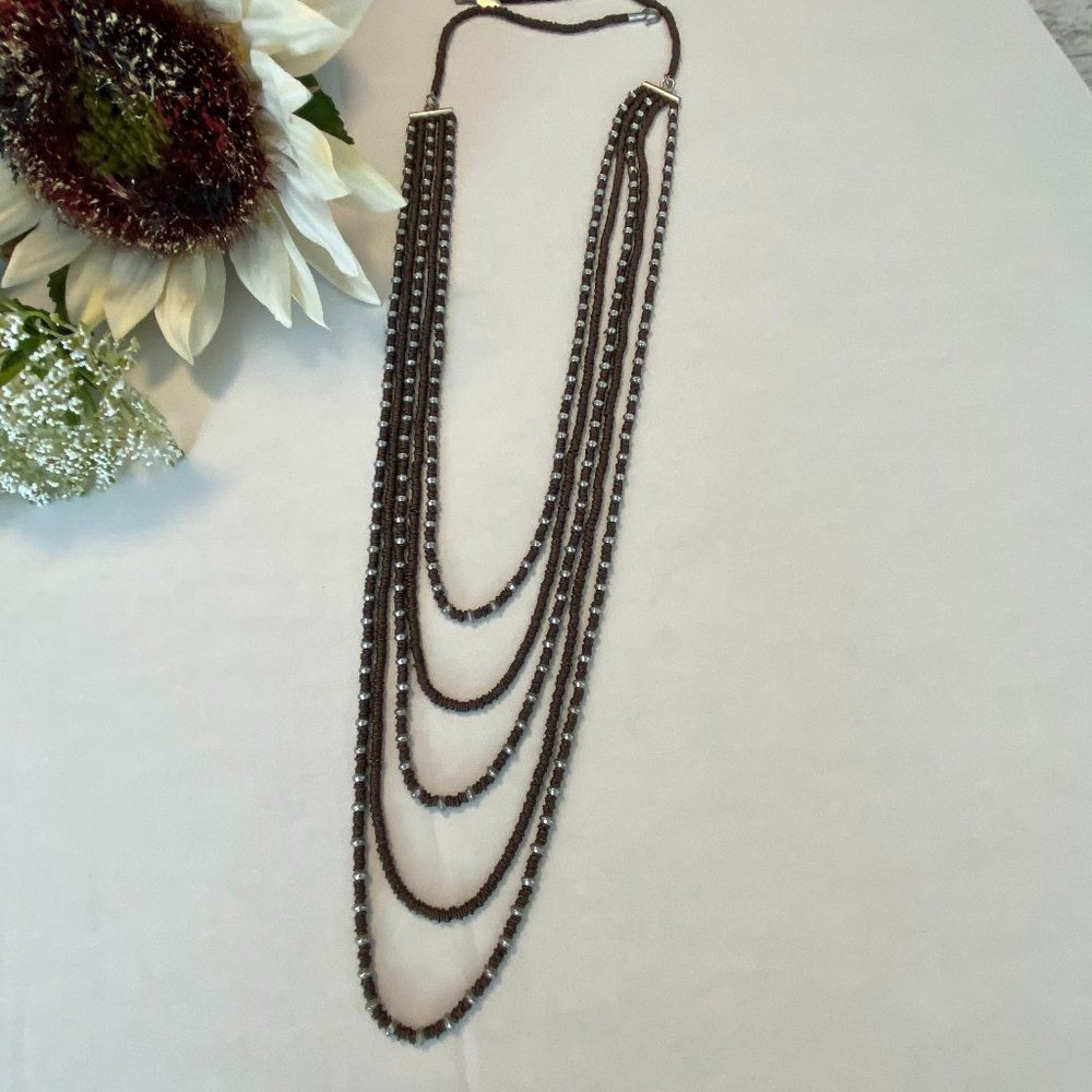 Coldwater Creek multi strand necklace